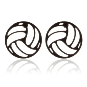 Volleyball Stud Earrings