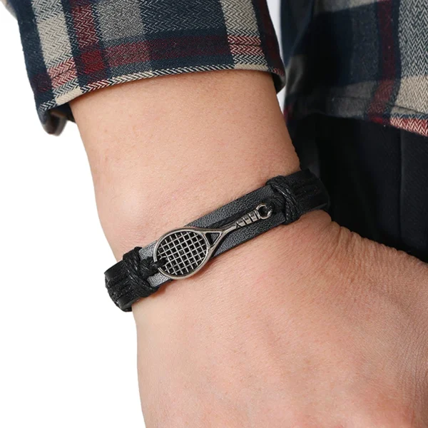 Rope Tennis Racket Bracelet