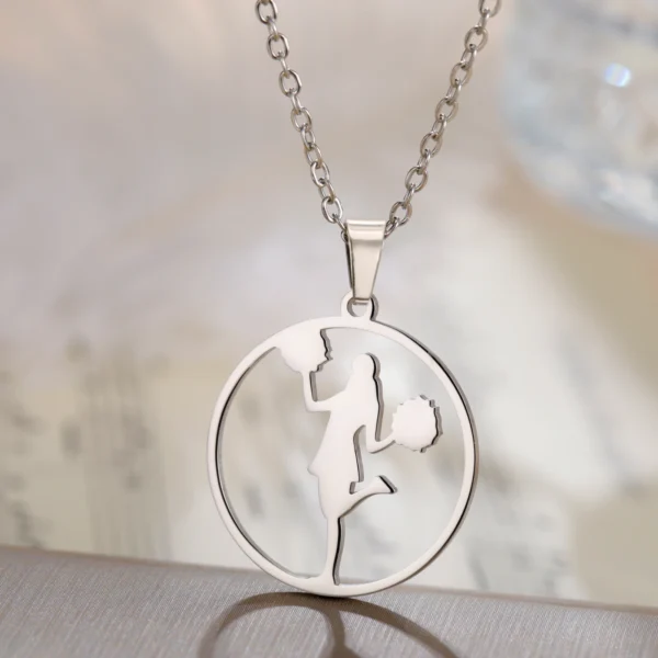 Cheerleading Gold Pendant - Image 5