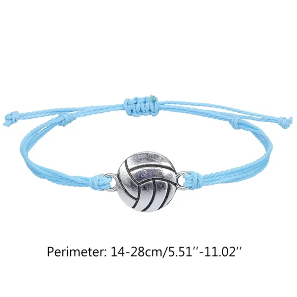 Rope Volleyball Charm Bracelet - Image 2