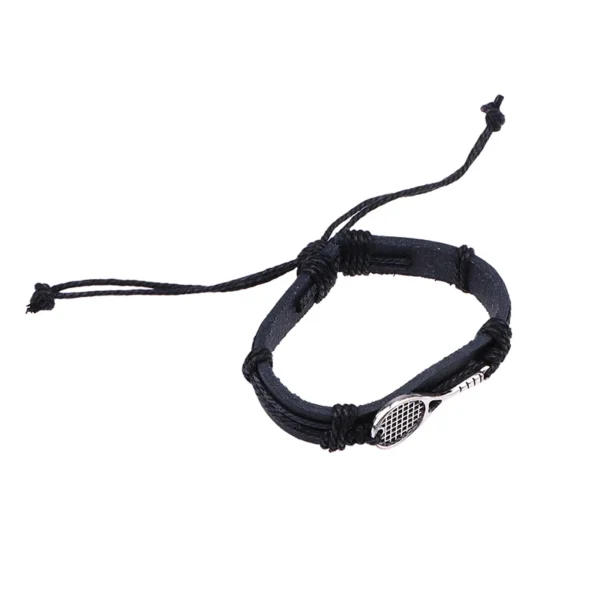 Rope Tennis Racket Bracelet - Image 2