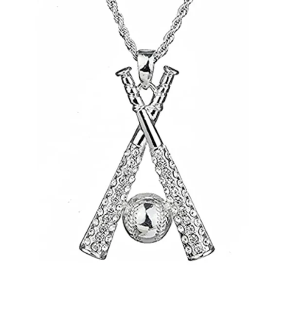 Baseball / Softball Bat & Ball Pendant