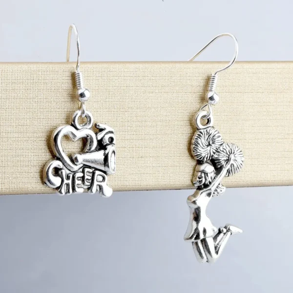 Silver Cheer Earrings - Image 2