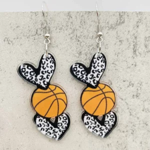Sports Acrylic Earrings