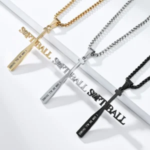 Softball Cross Pendant