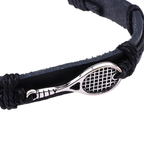 Rope Tennis Racket Bracelet - Image 4