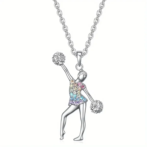 Cheerleader Pom Pom Pendant