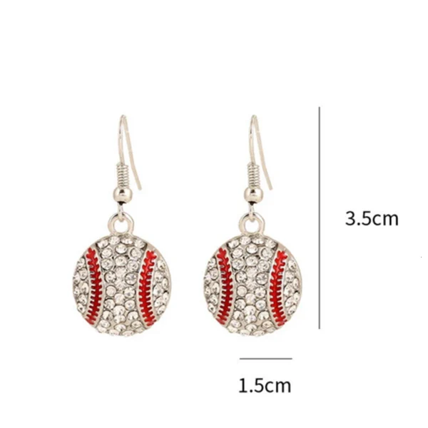 Sparkly Sports Earrings - Image 2