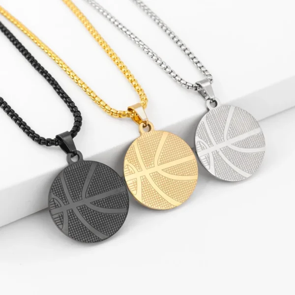basketball pendant necklace - Image 5