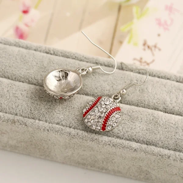 Sparkly Sports Earrings - Image 4