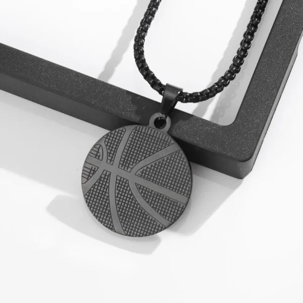 basketball pendant necklace - Image 2